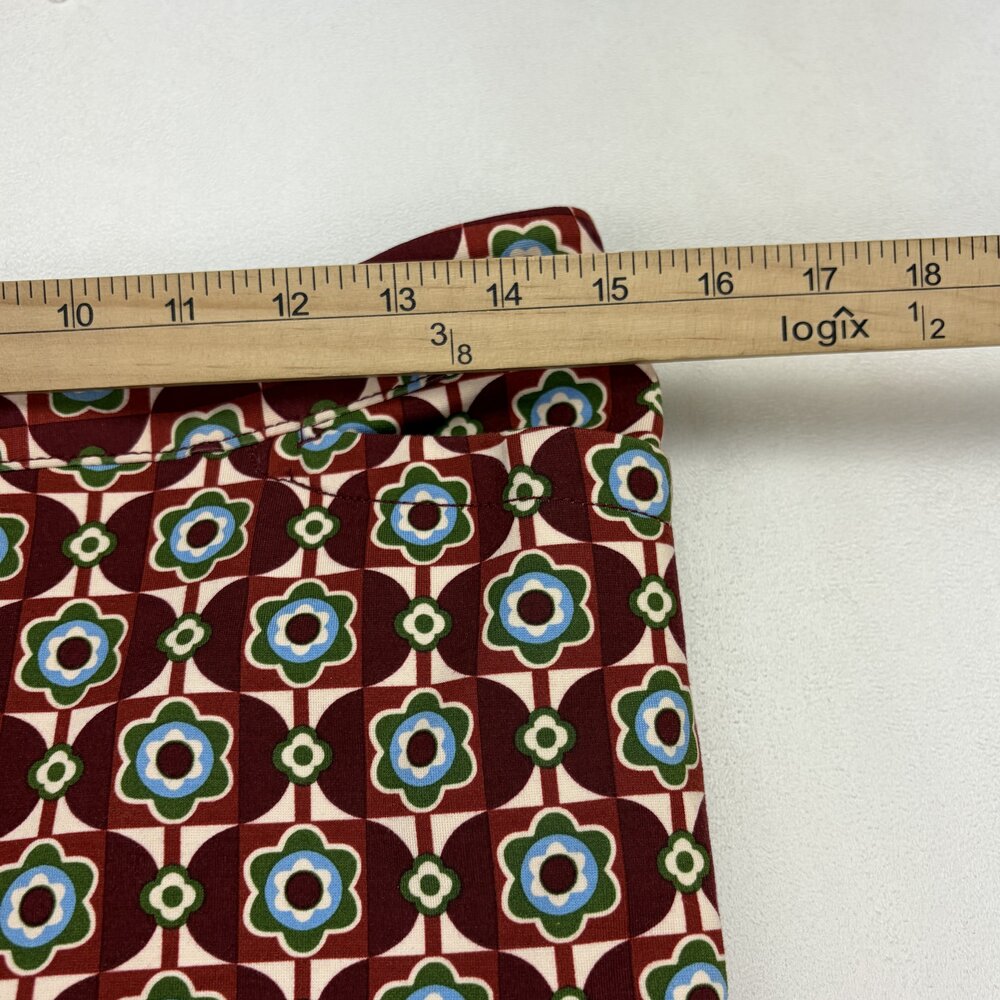 Maeve Printed Flare Trousers Sz 6 - Geometric Floral - Picture 7 of 9